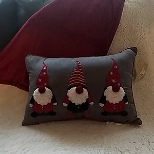 Red Blanket with pillow